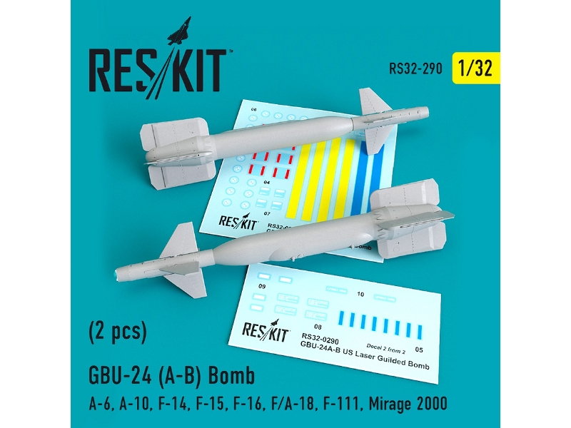 Gbu-24 A-b Bomb 2 Pcs A-6, A-10, F-14, F-15, F-16, F/A-18, F-111, Mirage 2000 - zdjęcie 1 Gbu-24 A-b Bomb 2 Pcs A-6, A-10, F-14, F-15, F-16, F/A-18, F-111, Mirage 2000 - zdjęcie 1