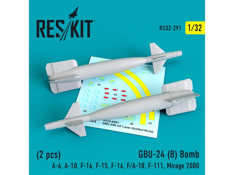 Gbu-24 B Bomb 2 Pcs A-6, A-10, F-14, F-15, F-16, F/A-18, F-111, Mirage 2000 - zdjęcie 1 Gbu-24 B Bomb 2 Pcs A-6, A-10, F-14, F-15, F-16, F/A-18, F-111, Mirage 2000 - zdjęcie 1