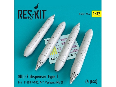 Suu-7 Dispenser Type 1 4 Pcs F-4, F-100, F-105, A-7, Canberra Mk.20 - zdjęcie 1