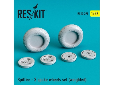 Spitfire - 3 Spoke Wheels Set Weighted - zdjęcie 1
