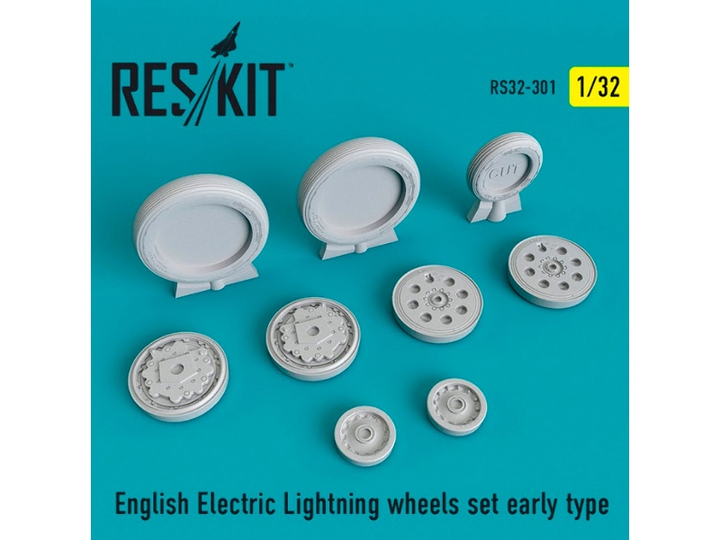 English Electric Lightning Wheels Set Early Type - zdjęcie 1