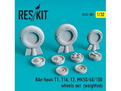 Bae Hawk T1, T1a, T2, Mk50/ 60/ 100 Wheels Set Weighted - zdjęcie 1