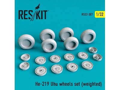 He-219 Uhu Wheels Set Weighted - zdjęcie 1