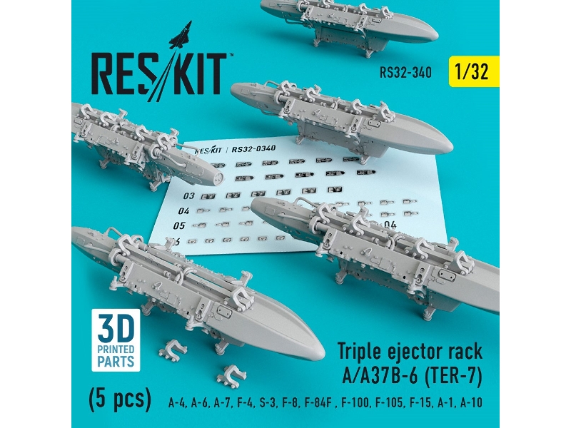 Triple Ejector Rack A/ A37b-6 Ter-7 5 Pcs A-4, A-6, A-7, F-4, S-3,f-8, F-84f, F-100, F-105, F-15, A-1, A-10 - zdjęcie 1 Triple Ejector Rack A/ A37b-6 Ter-7 5 Pcs A-4, A-6, A-7, F-4, S-3,f-8, F-84f, F-100, F-105, F-15, A-1, A-10 - zdjęcie 1
