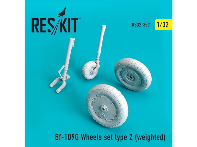 Bf-109g Wheels Set Type 2 (Weighted) - zdjęcie 1 Bf-109g Wheels Set Type 2 (Weighted) - zdjęcie 1