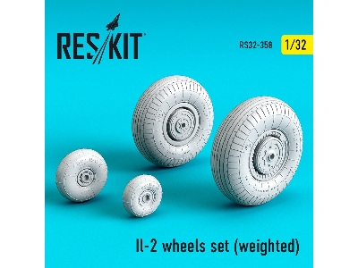 Il-2 Wheels Set (Weighted) - zdjęcie 1