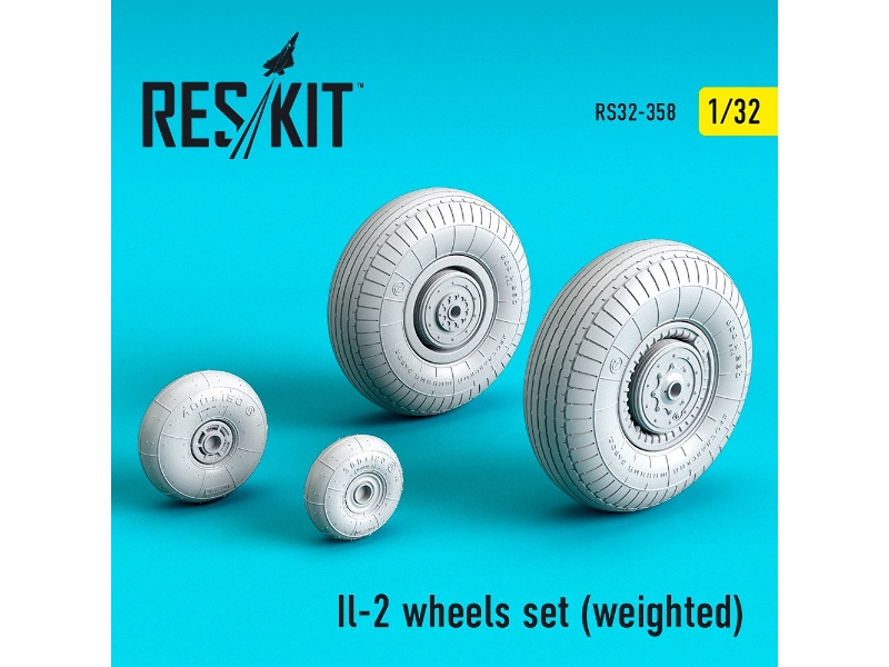 Il-2 Wheels Set (Weighted) - zdjęcie 1