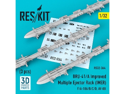 Bru-41/A Improved Multiple Ejector Rack (Imer) (3 Pcs) (F/A-18a/B/C/D, Av-8b) - zdjęcie 1