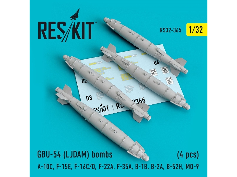 Gbu-54 (Ljdam) Bombs (4 Pcs) (A-10c, F-15e, F-16c/D, F-22a, F-35a, B-1b, B-2a, B-52h, Mq-9) - zdjęcie 1