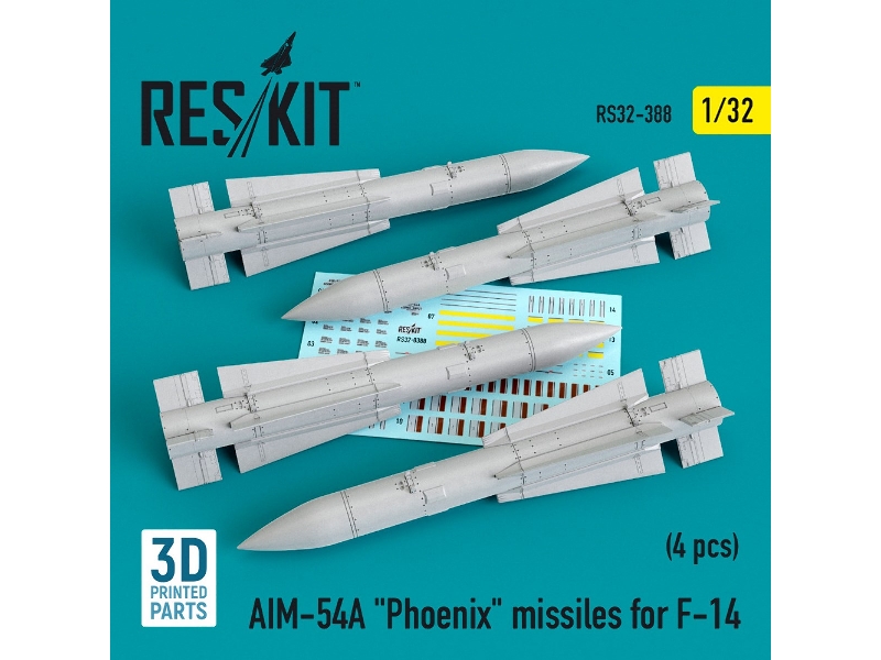 Aim-54a Phoenix Missiles For F-14 4pcs - zdjęcie 1 Aim-54a Phoenix Missiles For F-14 4pcs - zdjęcie 1