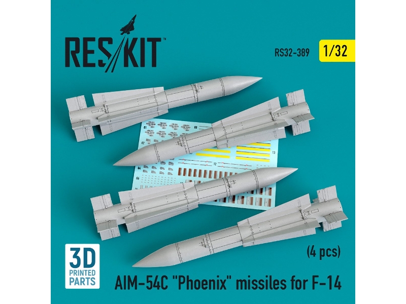 Aim-54c Phoenix Missiles For F-14 4pcs - zdjęcie 1