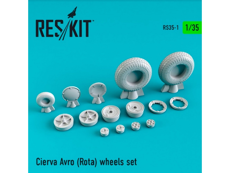 Cierva Avro (Rota) Wheels Set - zdjęcie 1 Cierva Avro (Rota) Wheels Set - zdjęcie 1