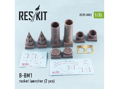 B-8m1 Rocket Launcher (2 Pcs) (Mt-lb, Uaz, Pickup W/Zpu-2, Bmp-2, Toyota Hilux, Btr-70, Ural) - zdjęcie 2