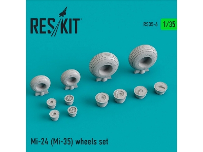 Mi-24 (Mi-35) Wheels Set - zdjęcie 3