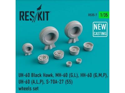 Uh-60 (All Versions) Wheels Set - zdjęcie 1