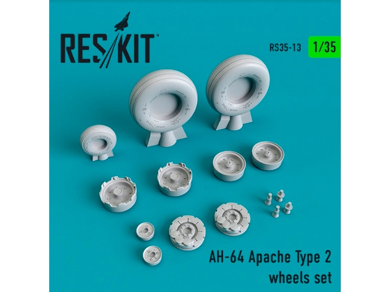 Ah-64 Apache Type 2 Wheels Set - zdjęcie 1 Ah-64 Apache Type 2 Wheels Set - zdjęcie 1