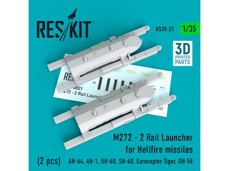M272 - 2 Rail Launcher For Hellfire Missiles (2 Pcs) (Ah-64, Ah-1, Uh-60, Sh-60, Eurocopter Tiger, Oh-58) - zdjęcie 1 M272 - 2 Rail Launcher For Hellfire Missiles (2 Pcs) (Ah-64, Ah-1, Uh-60, Sh-60, Eurocopter Tiger, Oh-58) - zdjęcie 1