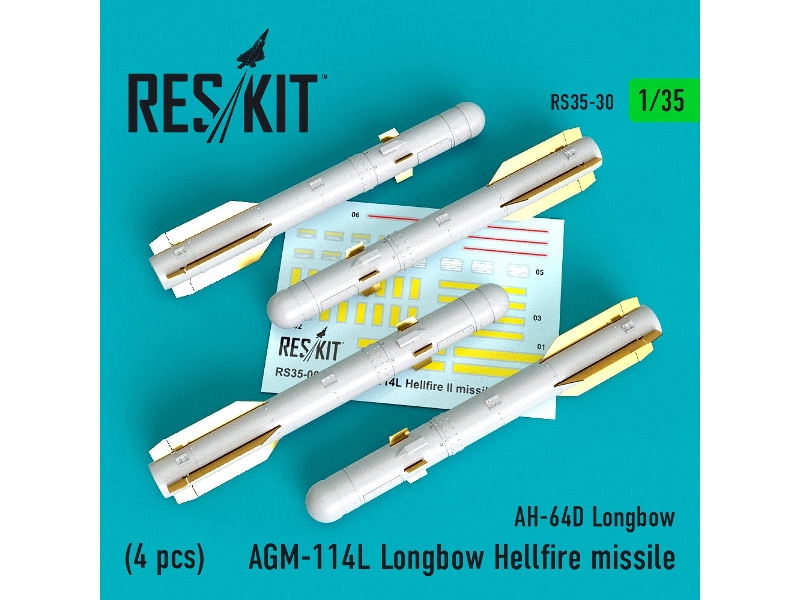 Agm-114l Longbow Hellfire Missiles (4 Pcs)(Ah-64d Longbow) - zdjęcie 1 Agm-114l Longbow Hellfire Missiles (4 Pcs)(Ah-64d Longbow) - zdjęcie 1