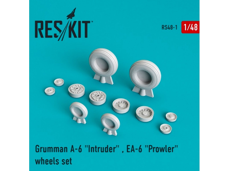 Grumman A-6 Intruder , Ea-6 Prowler Wheels Set - zdjęcie 1 Grumman A-6 Intruder , Ea-6 Prowler Wheels Set - zdjęcie 1