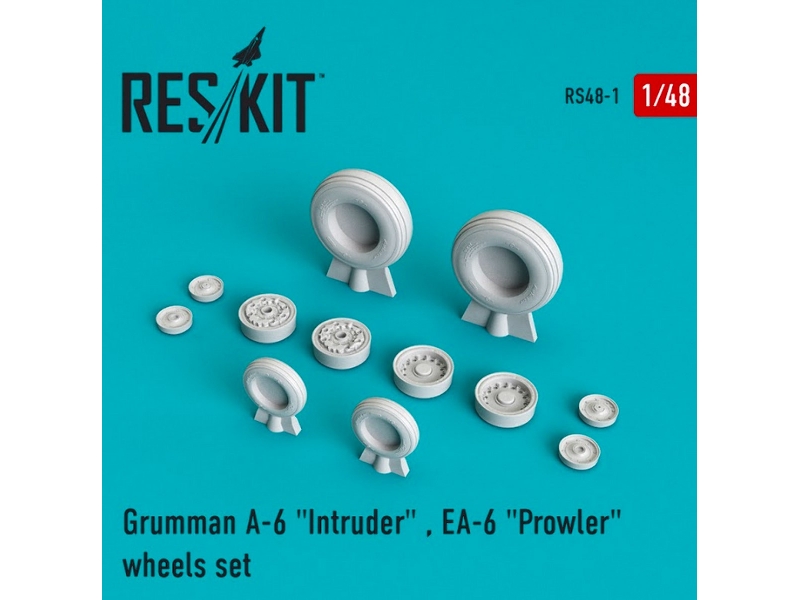 Grumman A-6 Intruder , Ea-6 Prowler Wheels Set - zdjęcie 1