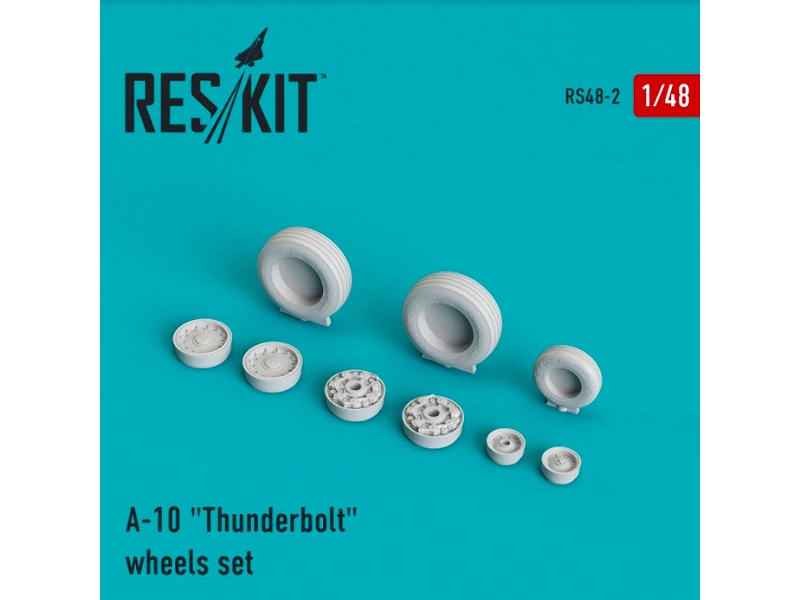 Fairchild Republic A-10 Thunderbolt Wheels Set - zdjęcie 1 Fairchild Republic A-10 Thunderbolt Wheels Set - zdjęcie 1