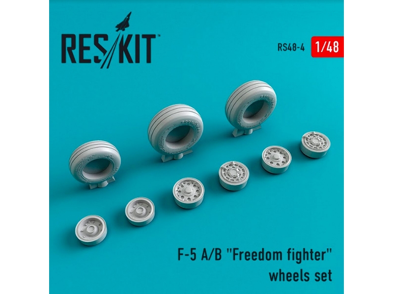 Northrop F-5 A/B Freedom Fighter Wheels Set - zdjęcie 1 Northrop F-5 A/B Freedom Fighter Wheels Set - zdjęcie 1