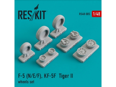 Northrop F-5 (F/N), Kf-5f Tiger Ii Wheels Set - zdjęcie 3