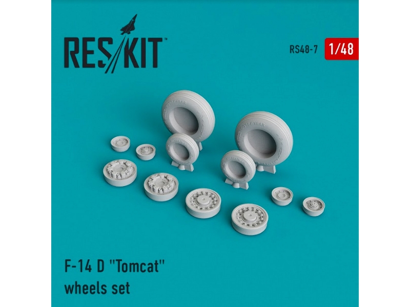 Grumman F-14 D Tomcat Wheels Set - zdjęcie 1