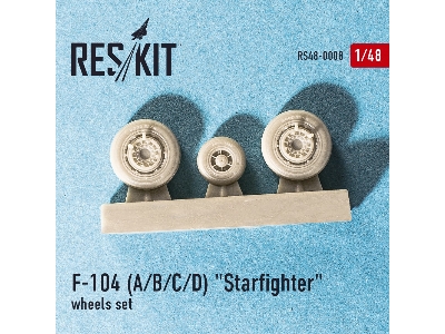 Lockheed F-104 A/B/C/D Starfighter Wheels Set - zdjęcie 2