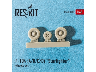 Lockheed F-104 A/B/C/D Starfighter Wheels Set - zdjęcie 3