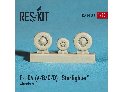 Lockheed F-104 A/B/C/D Starfighter Wheels Set - zdjęcie 4