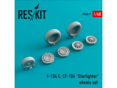 Lockheed F-104 E, Cf-104 Starfighter Wheels Set - zdjęcie 1