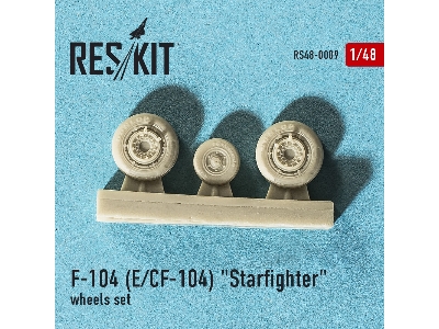 Lockheed F-104 E, Cf-104 Starfighter Wheels Set - zdjęcie 2