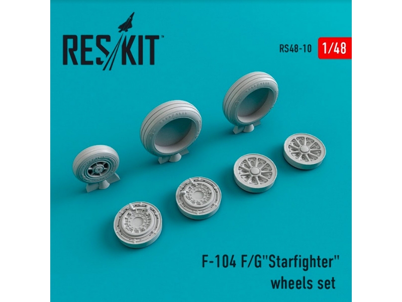 Lockheed F-104 F/Gstarfighter Wheels Set - zdjęcie 1 Lockheed F-104 F/Gstarfighter Wheels Set - zdjęcie 1