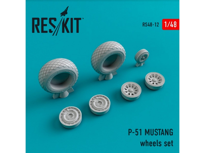North American P-51 Mustang Wheels Set - zdjęcie 1 North American P-51 Mustang Wheels Set - zdjęcie 1
