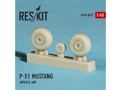 North American P-51 Mustang Wheels Set - zdjęcie 2