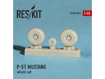 North American P-51 Mustang Wheels Set - zdjęcie 4