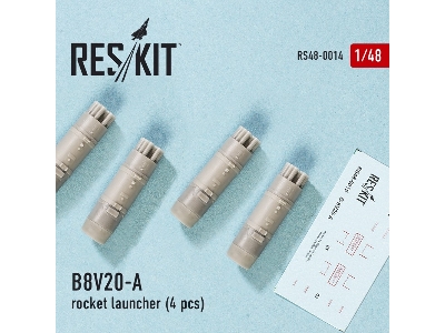 B8v20-&#1040; Rocket Launcher (4 Pcs) (Mi-8/17/24/28 Ka-29/32/50/52) - zdjęcie 3