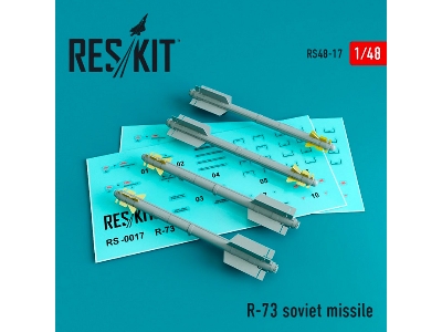 R-73 Soviet Missile (4 Pcs) (Su-27/30/33/34/35/37 Mig-29) - zdjęcie 1