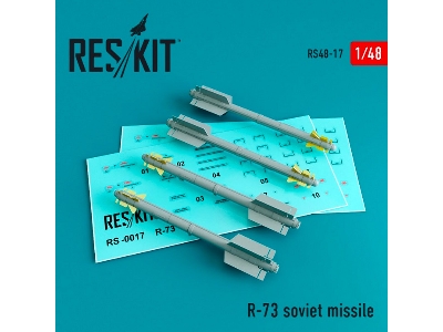 R-73 Soviet Missile (4 Pcs) (Su-27/30/33/34/35/37 Mig-29) - zdjęcie 2