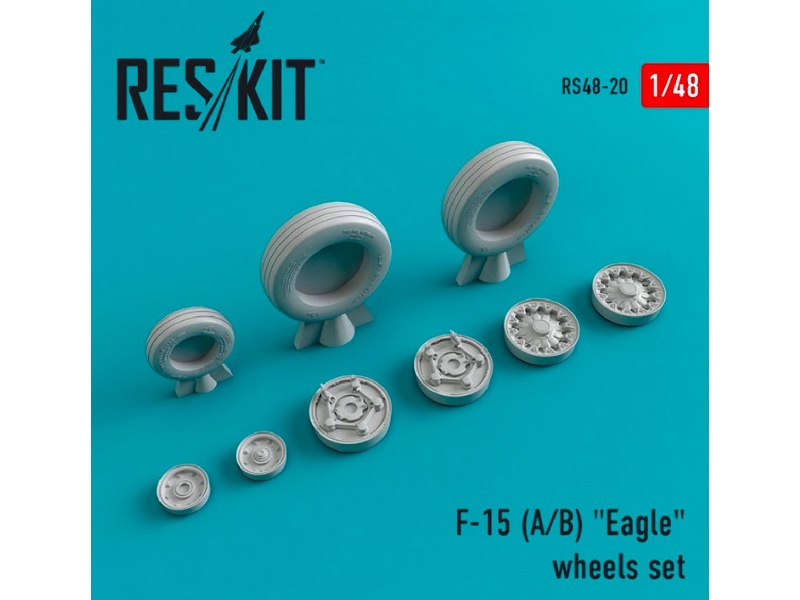 Mcdonnell Douglas F-15 (A/B) Eagle Wheels Set - zdjęcie 1