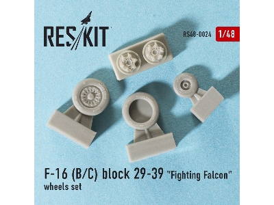General Dynamics F-16 (B/C) Block 29-39 Fighting Falcon Wheels Set - zdjęcie 2