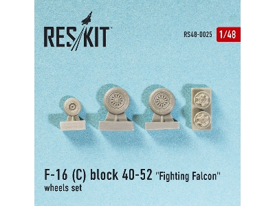 General Dynamics F-16 (C) Block 40-52 Fighting Falcon Wheels Set - zdjęcie 3