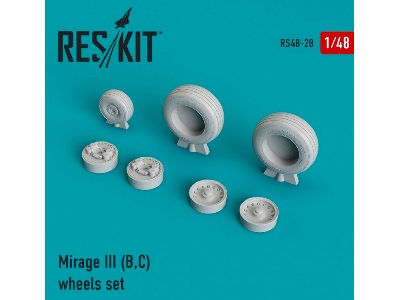 Dassault Mirage Iii (B,c) Wheels Set - zdjęcie 1