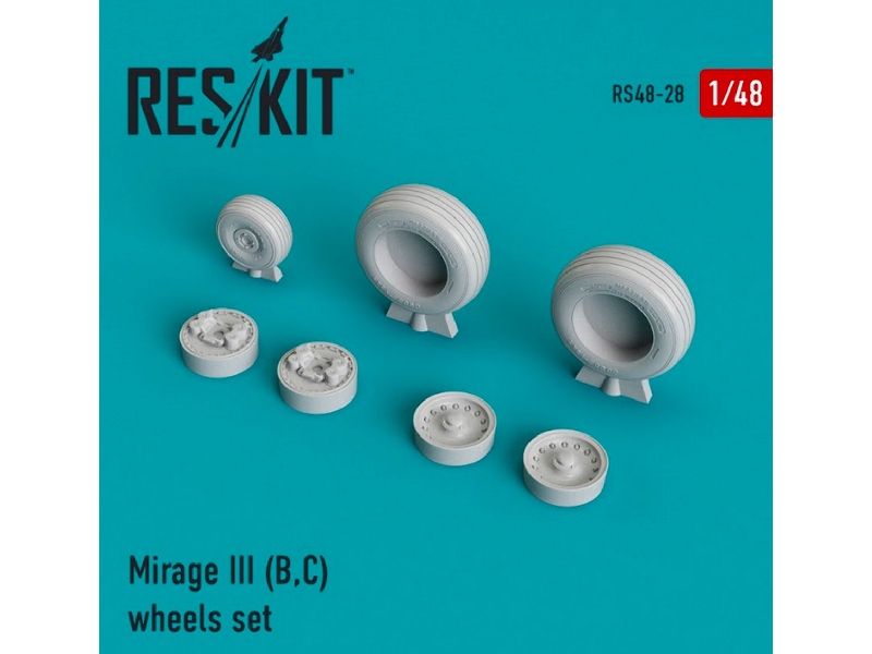 Dassault Mirage Iii (B,c) Wheels Set - zdjęcie 1 Dassault Mirage Iii (B,c) Wheels Set - zdjęcie 1