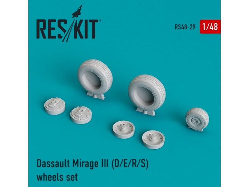 Dassault Mirage Iii (D/E/R/S) Wheels Set - zdjęcie 1 Dassault Mirage Iii (D/E/R/S) Wheels Set - zdjęcie 1