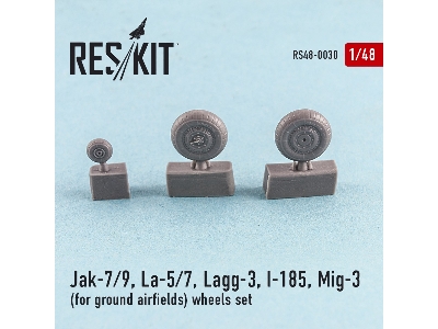 Jak-7/9, La-5/7, Lagg-3, I-185, Mig-3 For Ground Airfields Wheels Set - zdjęcie 2