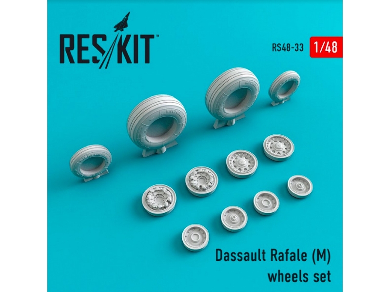Dassault Rafale (M) Wheels Set - zdjęcie 1 Dassault Rafale (M) Wheels Set - zdjęcie 1