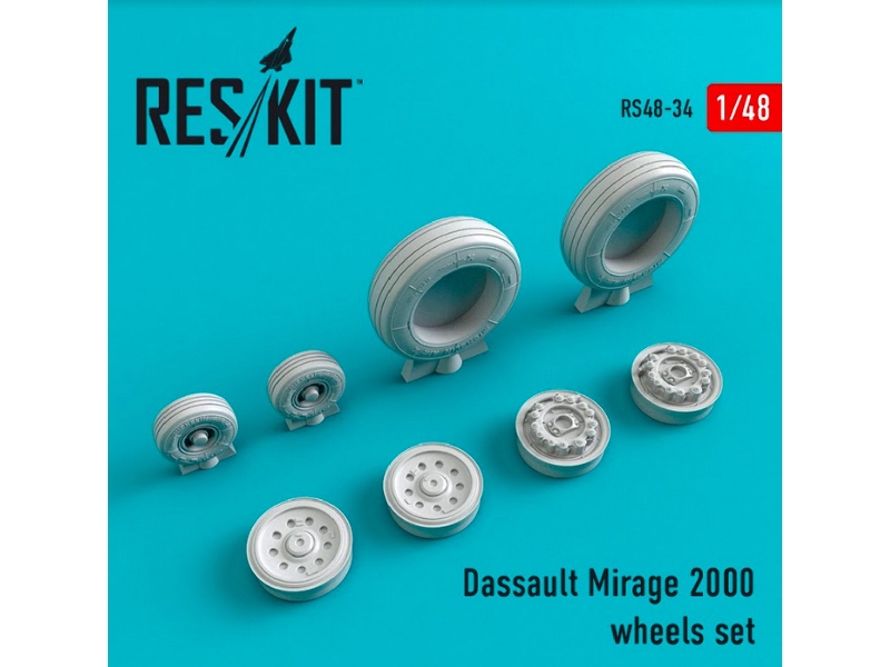 Dassault Mirage 2000 Wheels Set - zdjęcie 1 Dassault Mirage 2000 Wheels Set - zdjęcie 1