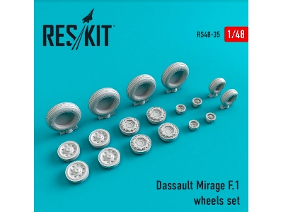 Dassault Mirage F.1 Wheels Set - zdjęcie 1